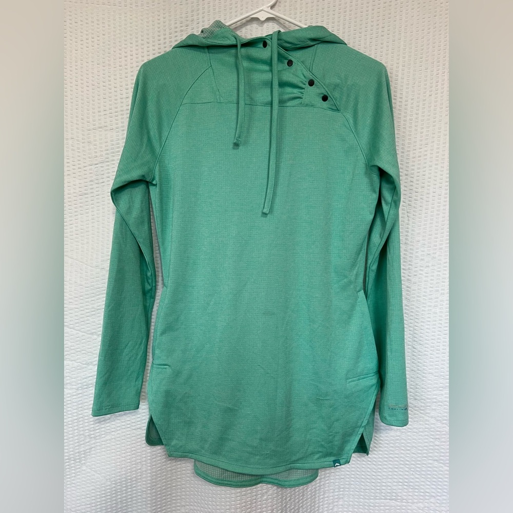 Simms Women's Fishing Hoodie Long Sleeve Solarflex Mint Green